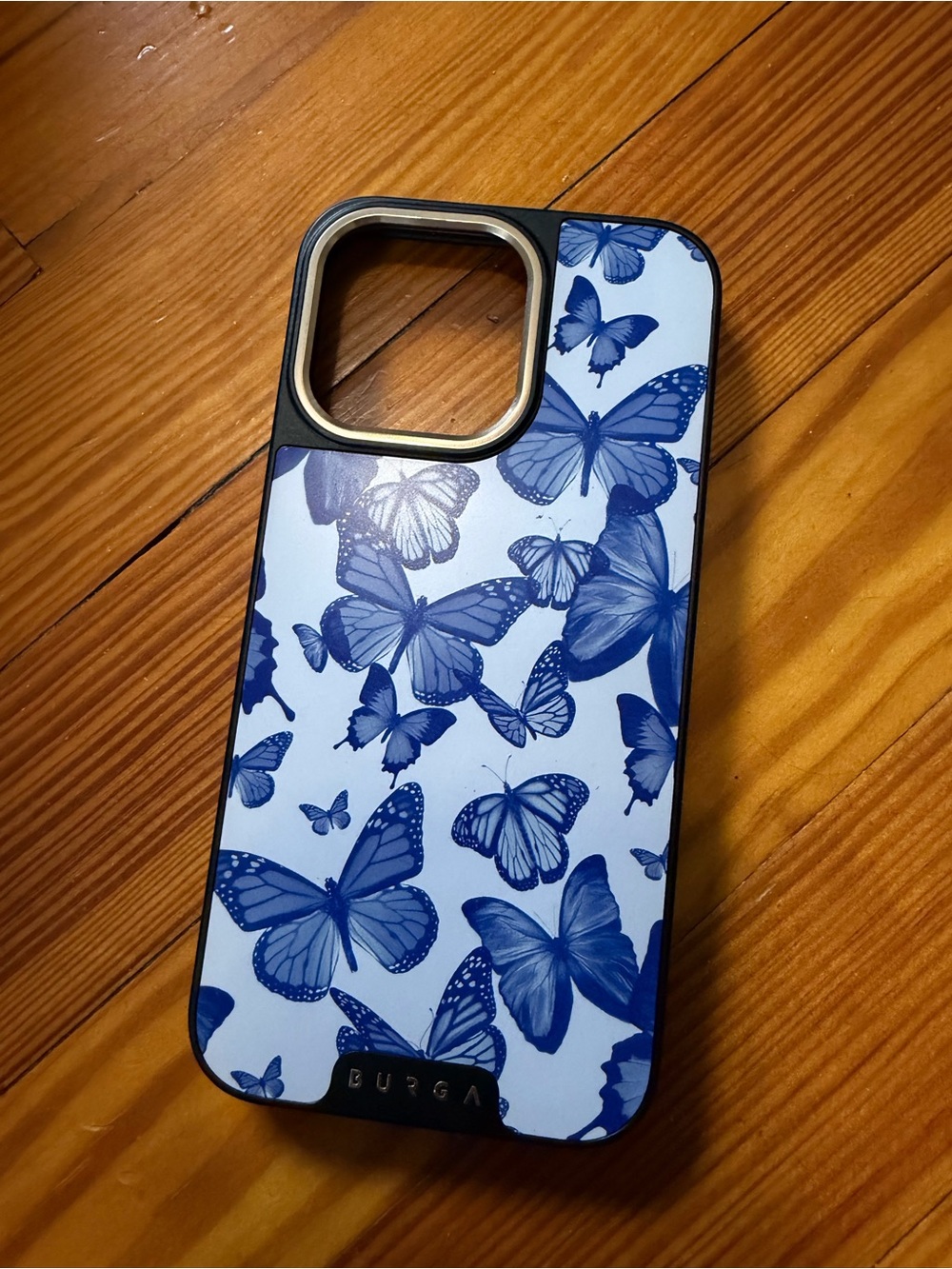 Burga Blue Butterfly Protective Phone Case